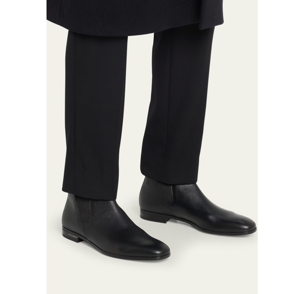 PRADA Saffiano Leather Chelsea Boots main image 7